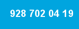 928 702 04 19 928 702 04 19